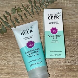Derma Geek cleanser &‎ beta hydroxy acid detoxifying NEW sealed